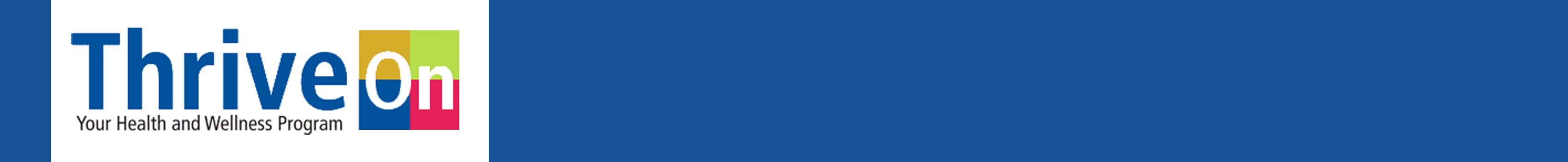 Bluebar with Thriveon logo